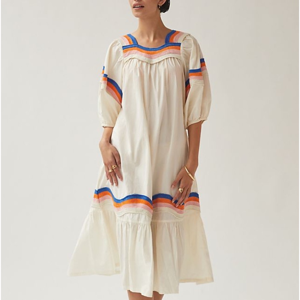 Anthropologie Ric Rac Midi Dress
